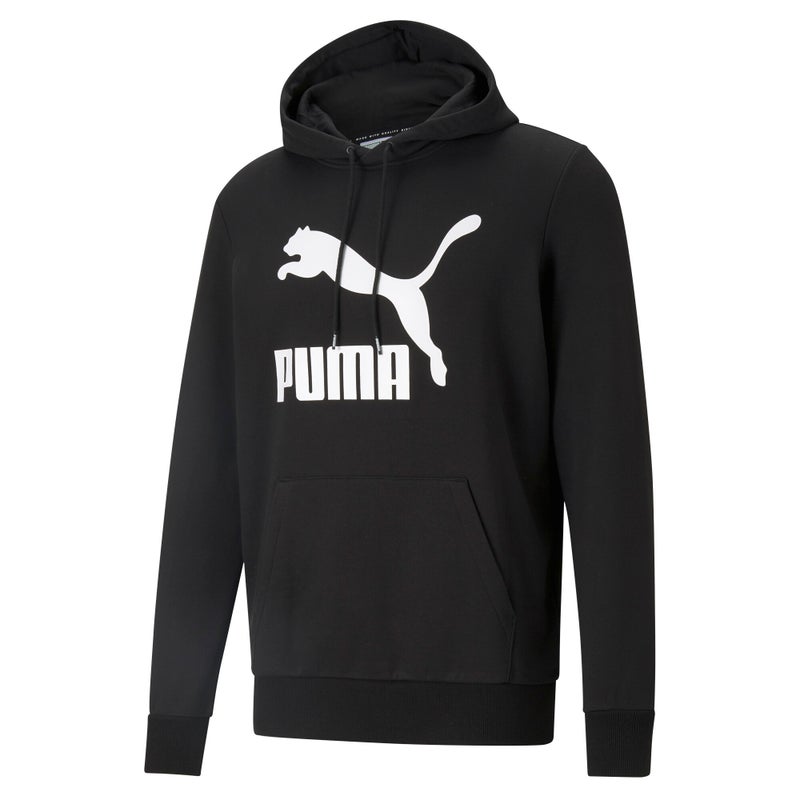 PUMA Classics Logo Mens Black Hoodie - Image 4